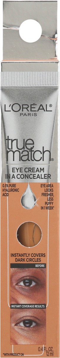 slide 1 of 9, L'Oréal True Match Dark C7-8 Eye Cream in a Concealer 0.4 fl oz, 0.4 oz