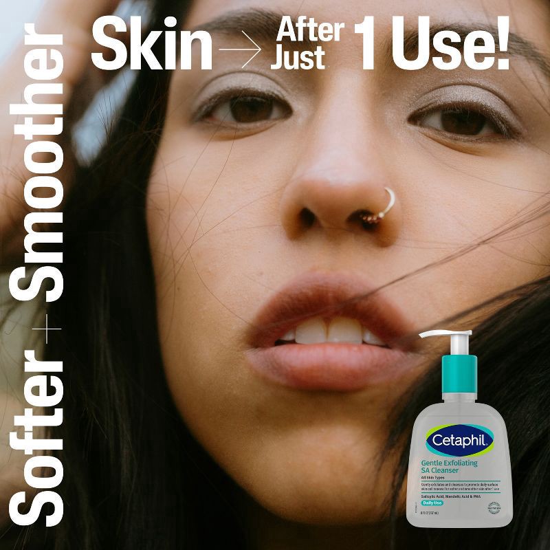 slide 4 of 4, Cetaphil Exfoliating SA Cleanser - 8oz, 8 oz