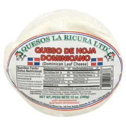 Quesos La Ricura Ricura Viajero Dominicano Cheese 8 Ounces