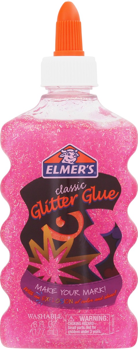 slide 8 of 10, Elmer's Elmr Pourable Glitter Glue 6 Oz - 6 Oz, 6 oz