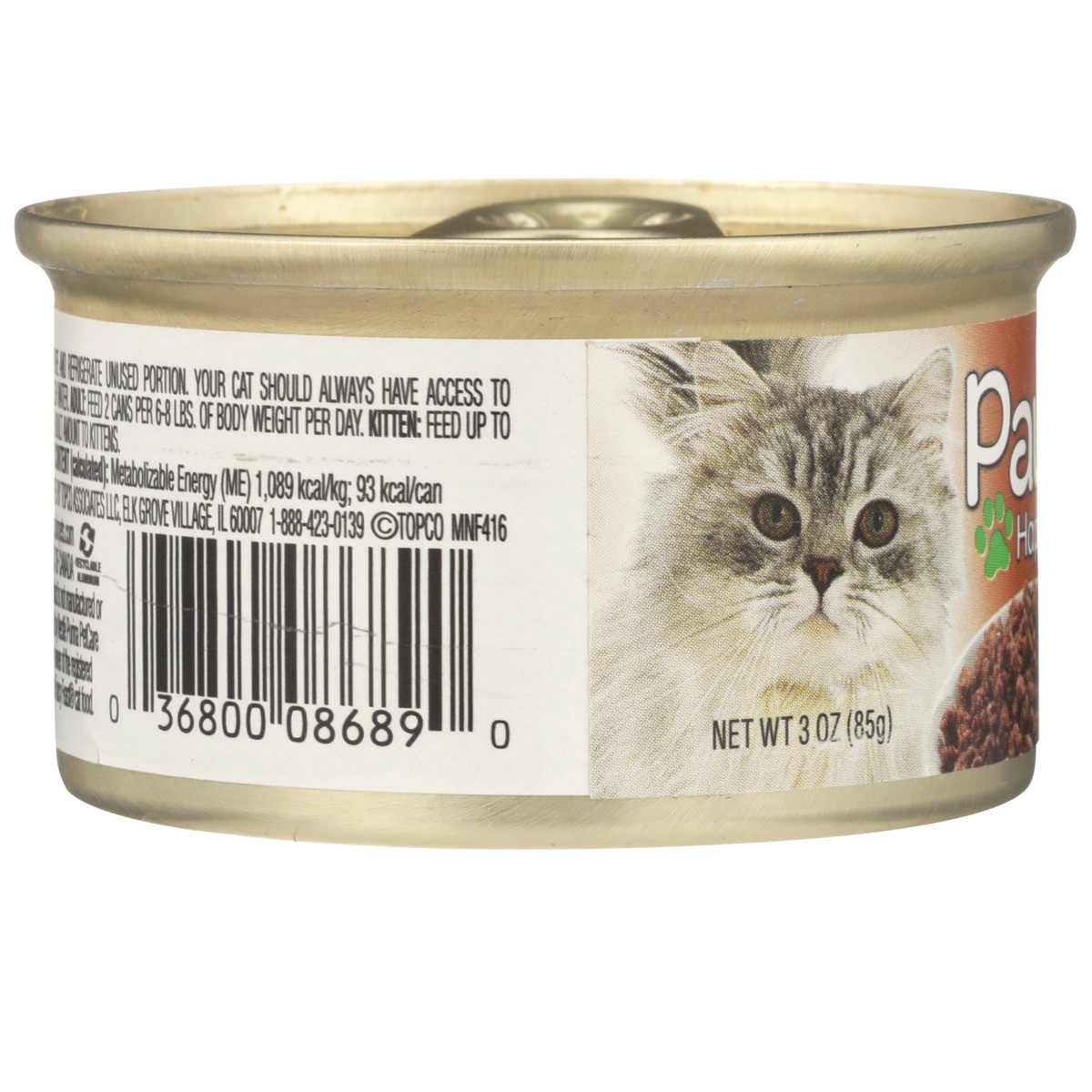 slide 8 of 11, Paws Happy Life Liver & Chicken Dinner Classic Cat Food, 3 oz