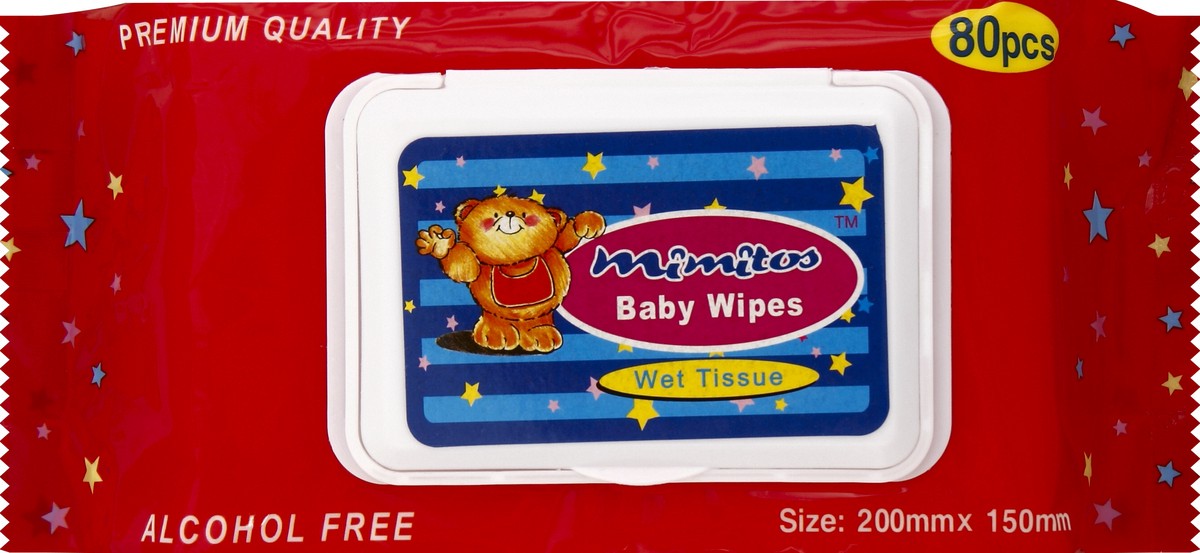 slide 2 of 6, Mimitos Wet Tissue Baby Wipes 80 ea, 80 ct
