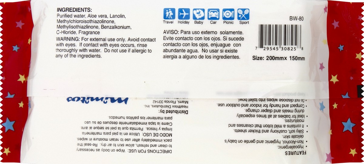 slide 4 of 6, Mimitos Wet Tissue Baby Wipes 80 ea, 80 ct