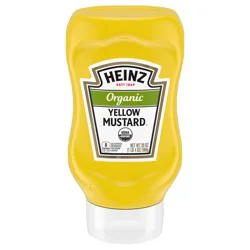 Heinz Organic Yellow Mustard, 20 oz Bottle