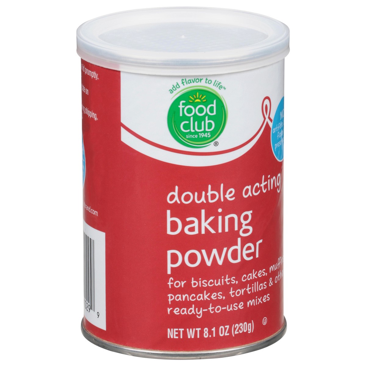 slide 4 of 14, Food Club Double Acting Baking Powder 8.1 oz, 8.1 oz