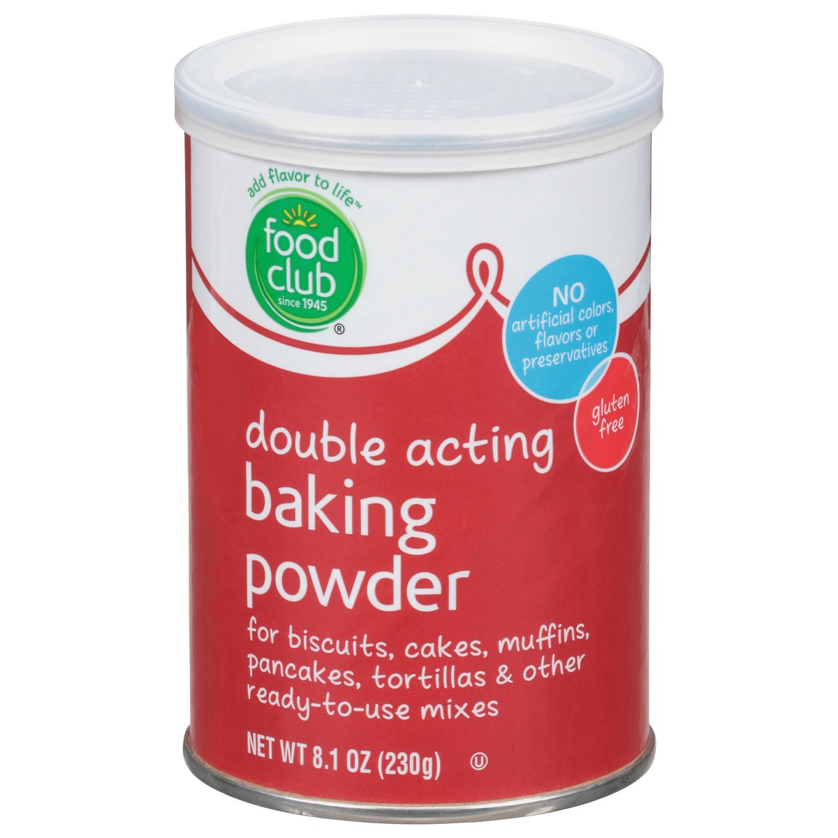 slide 8 of 14, Food Club Double Acting Baking Powder 8.1 oz, 8.1 oz