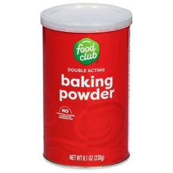 Food Club Double Acting Baking Powder - 8.1 oz