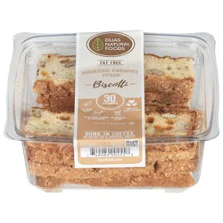 Dijas Natural Foods Fat Free Bourbon Caramel Pecan Biscotti 5 oz