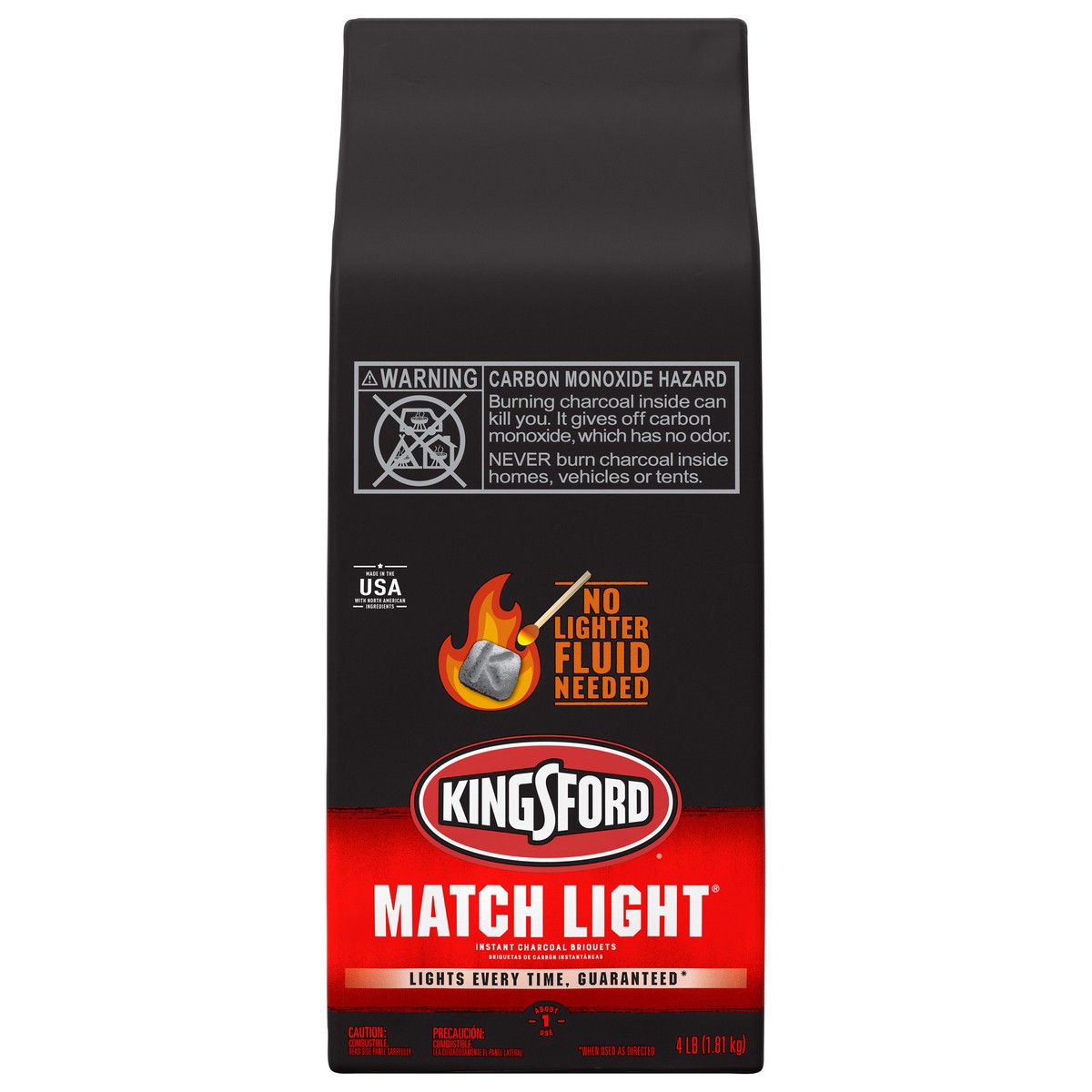 slide 11 of 13, Kingsford Match Light Instant Charcoal Briquettes, 4 lb