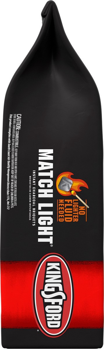 slide 3 of 13, Kingsford Match Light Instant Charcoal Briquettes, 4 lb