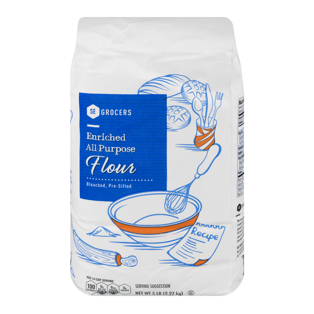 slide 1 of 1, SE Grocers All Purpose Flour, 5 lb