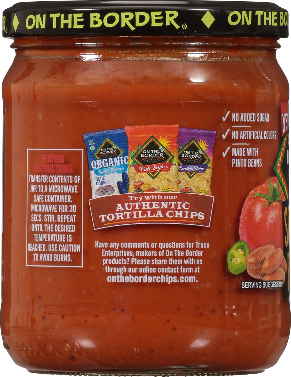 slide 4 of 9, On The Border 16 oz. On The Border Southwest Bean Dip, 16 oz