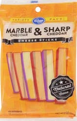 Kroger Marble & Sharp Cheddar Cheese Sticks - 9 oz