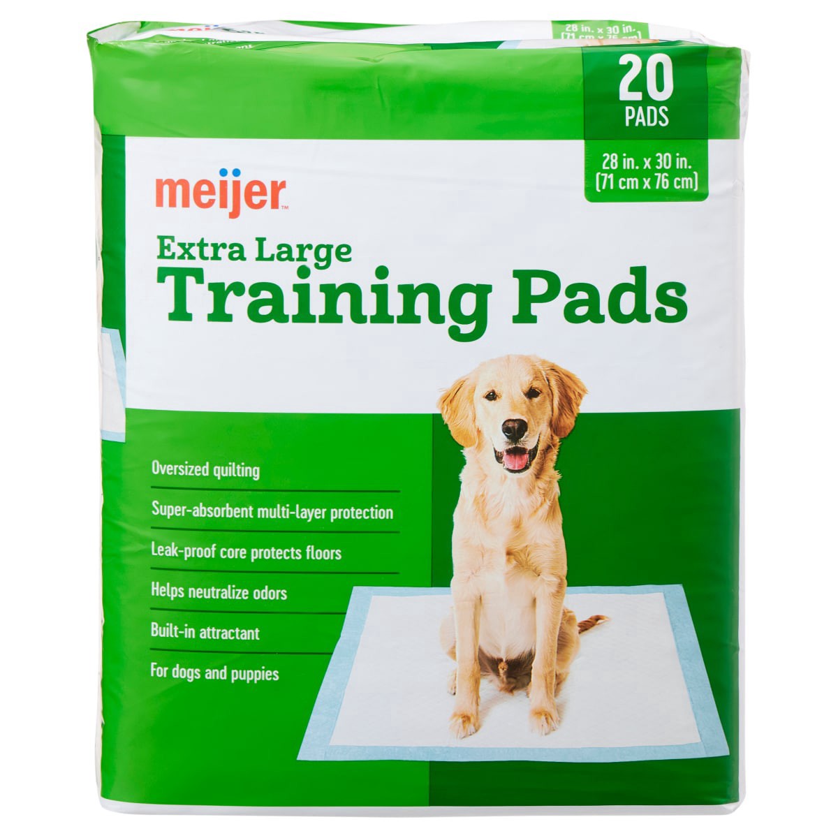 slide 1 of 9, Meijer Pet Training Pads Xl 28"X30" 20Ct, 20 ct