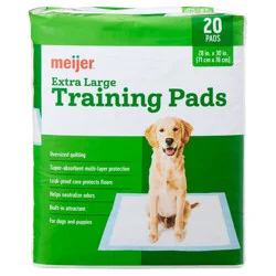 Meijer Pet Training Pads Xl 28"X30" 20Ct