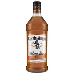 Captain Morgan 100 Proof Spiced Rum, 1.75 L (PET)