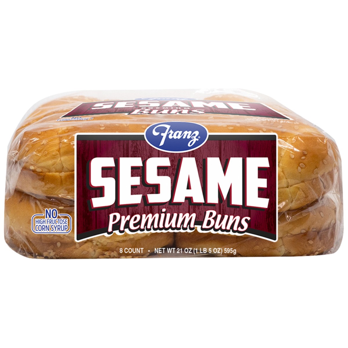 slide 3 of 8, Franz Sesame Premium Buns, 8 ct; 21 oz