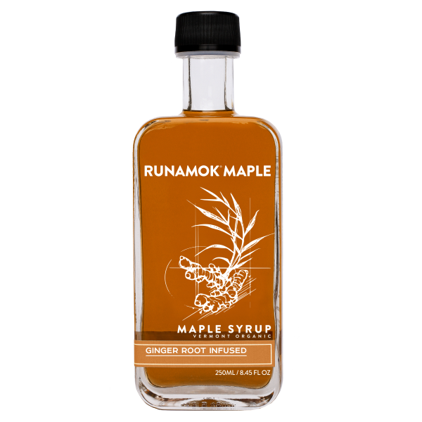 slide 1 of 1, Runamok Maple Ginger Root Infused Organic Maple Syrup, 8.45 oz