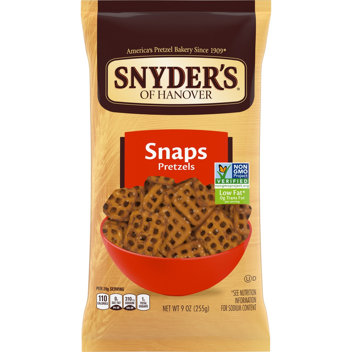 slide 1 of 11, Snyder's of Hanover Snaps, 9 oz