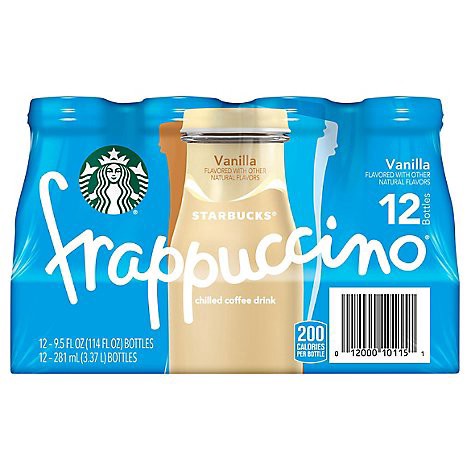 slide 1 of 1, Starbucks Vanilla Frappuccino - 12-9.5 Fl. Oz., 114 fl oz