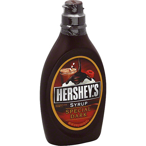 slide 3 of 3, Hershey's Special Dark Mildly Sweet Chocolate Syrup, 22 fl oz