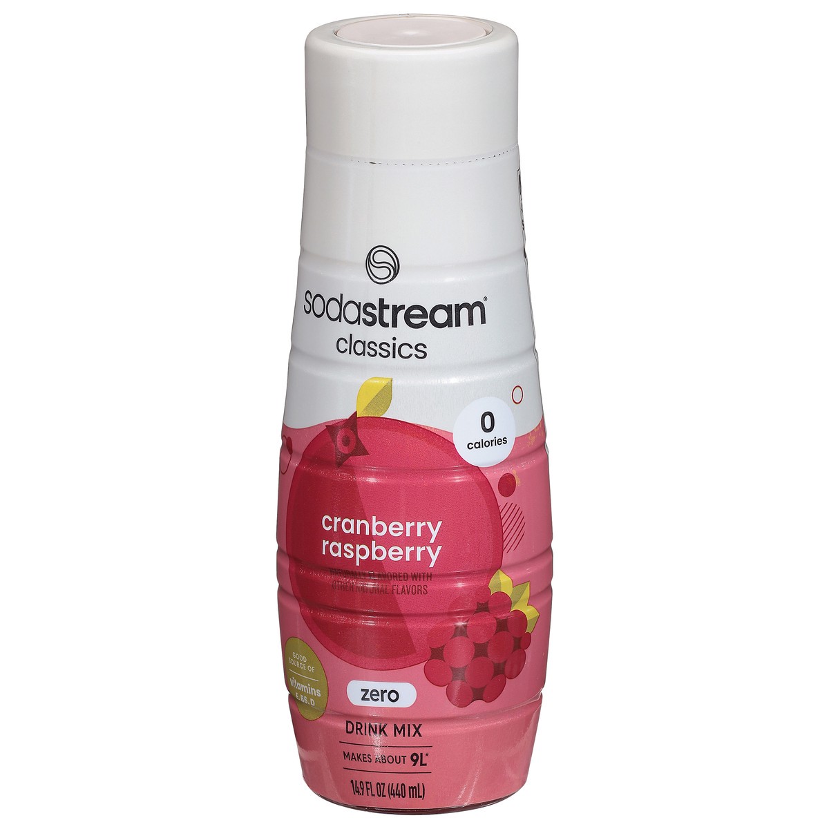 slide 8 of 15, SodaStream Cranberry/Raspberry Sodamix - 14.8 fl oz, 14.8 oz