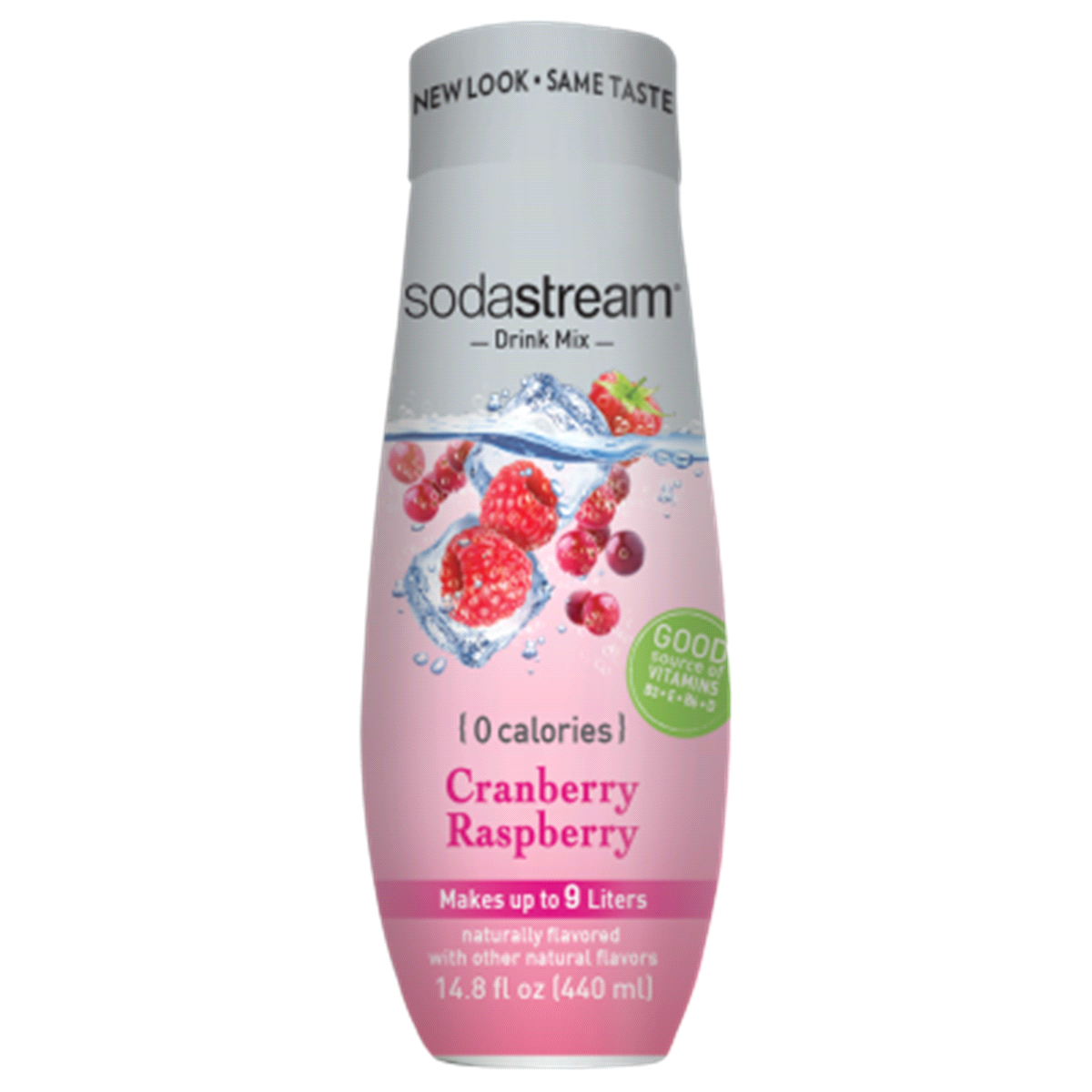 slide 1 of 1, SodaStream Cranberry/Raspberry Sodamix - 14.8 fl oz, 14.8 oz