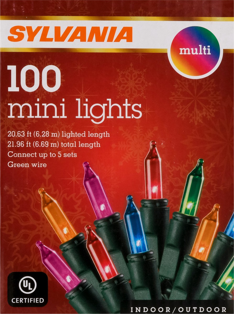 slide 9 of 10, Sylvania Multi Mini Lights 100 Each, 100 ct
