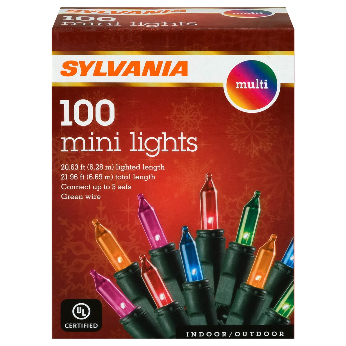 slide 1 of 10, Sylvania Multi Mini Lights 100 Each, 100 ct