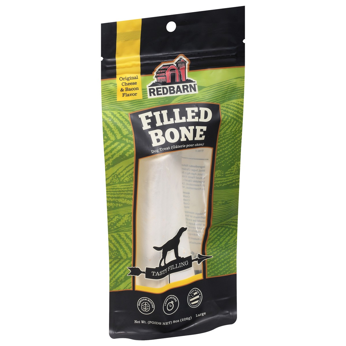 slide 3 of 9, Redbarn Large Filled Cheese & Bacon Bone - EA, 1 ct