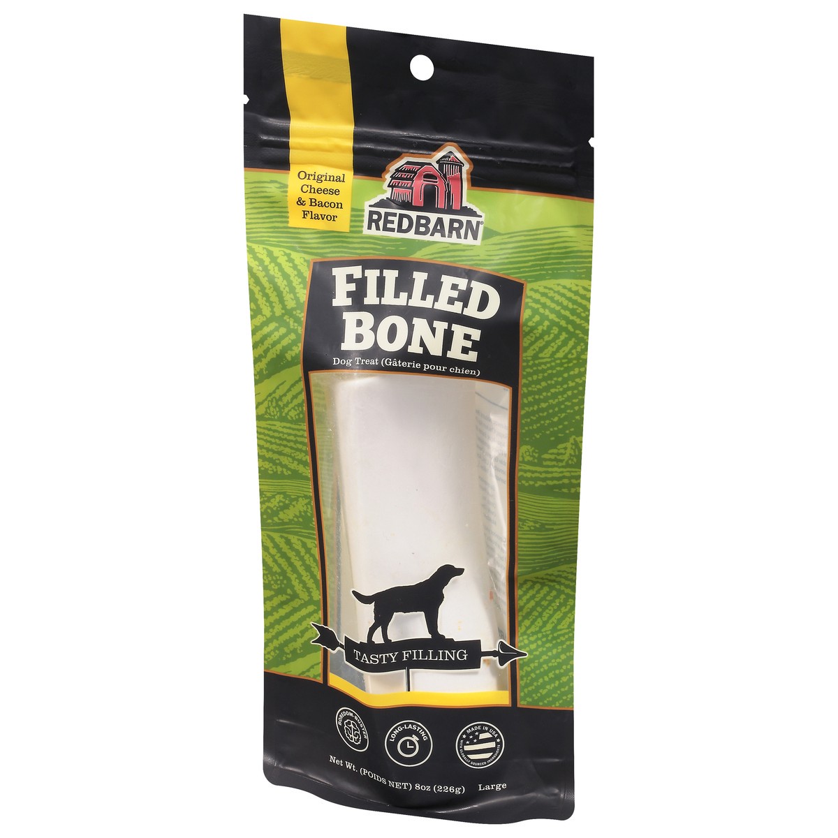 slide 4 of 9, Redbarn Large Filled Cheese & Bacon Bone - EA, 1 ct