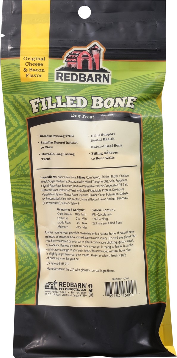 slide 7 of 9, Redbarn Large Filled Cheese & Bacon Bone - EA, 1 ct