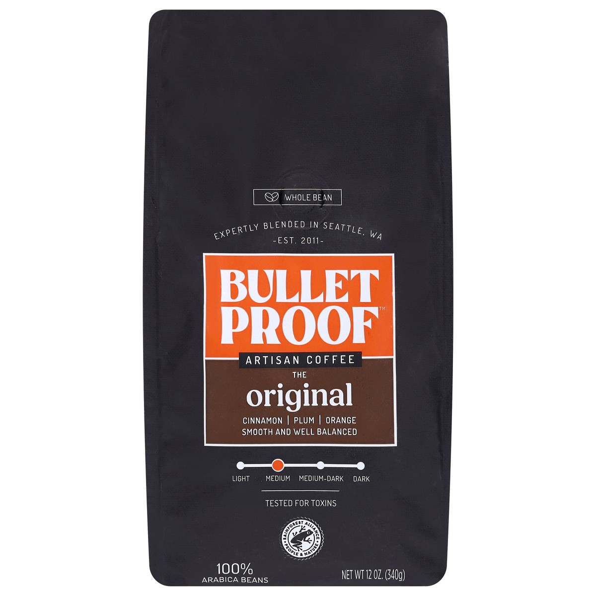 slide 1 of 11, Bulletproof Original Whole Bean Coffee - 12 oz, 12 oz