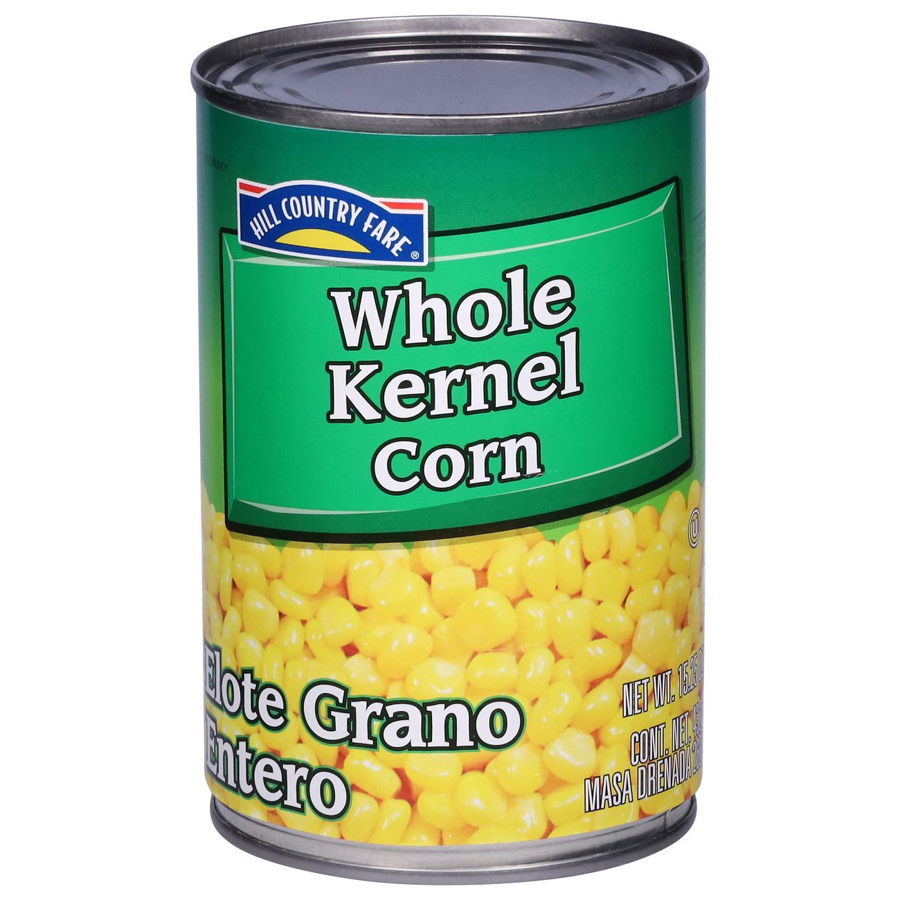 slide 1 of 1, Hill Country Fare Whole Kernel Corn, 15.25 oz