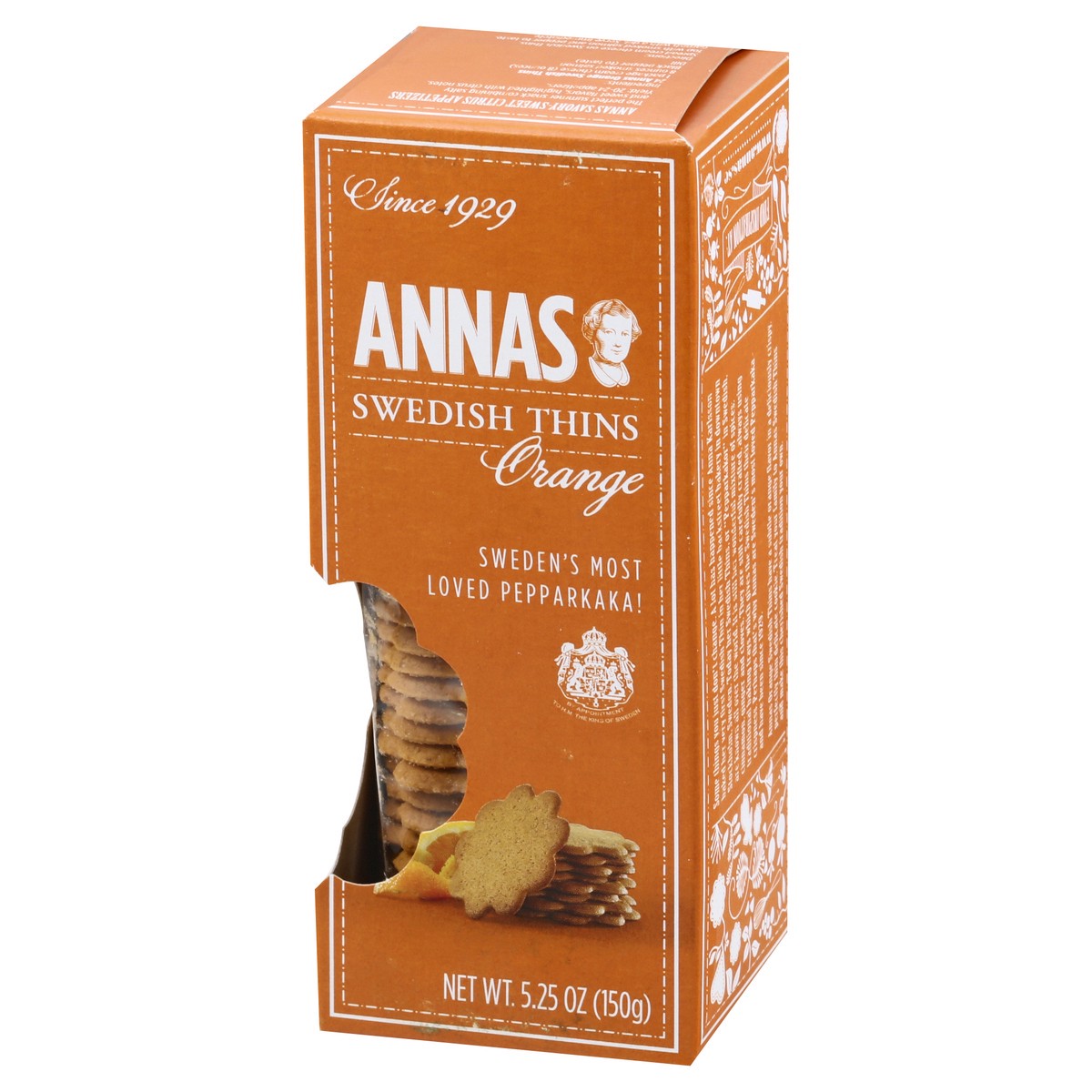 slide 6 of 13, Anna's Orange Swedish Cookie Thins, 5.25 oz