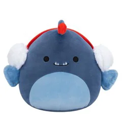 Squishmallows Navy Anglerfish With Earmuffs