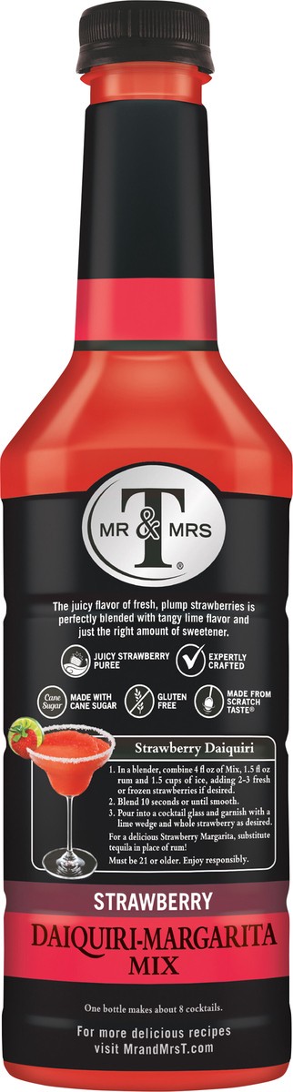 slide 6 of 7, Mr & Mrs T Strawberry Daiquiri Margarita Mix- 1 liter, 1 liter