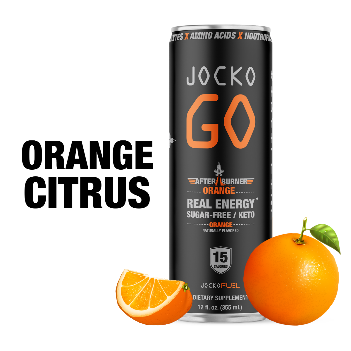 slide 1 of 25, Jocko GO Orange, 12 fl oz