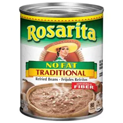 Rosarita No Fat Traditional Refried Beans 30 oz