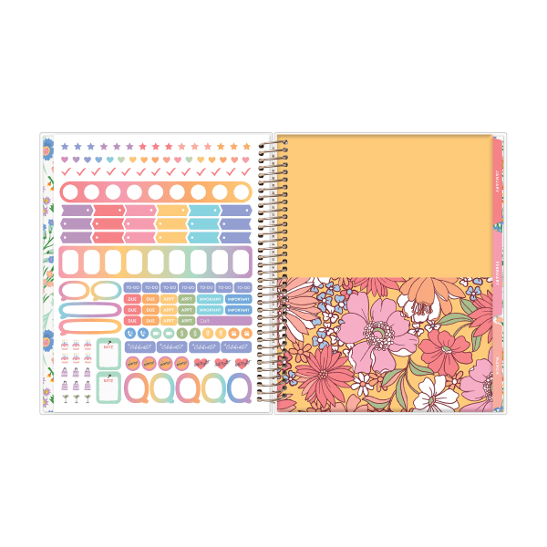 slide 9 of 9, 2025 Blue Sky Weekly/Monthly Planning Calendar, 7"" X 9"", Cheerful, January 2025 To December 2025, 1 ct