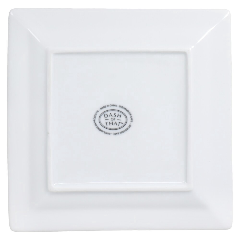 slide 2 of 4, BIA Cordon Bleu Dash Of That St John Square Plate - White, 7.25 in