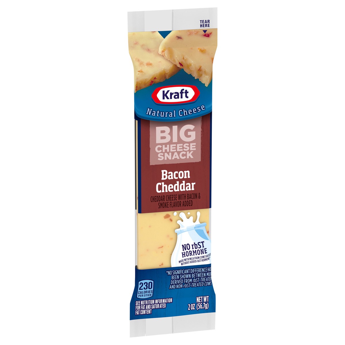 slide 11 of 14, Kraft Bacon Cheddar Big Cheese Snack Bar, 2 oz Stick, 2 oz