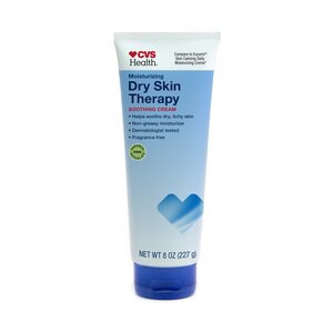 slide 1 of 1, CVS Health Dry Skin Therapy Soothing Cream, 8 Oz, 8 oz
