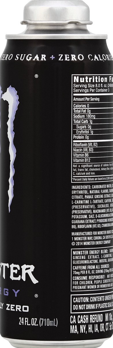 slide 4 of 7, Monster Energy Drink- 24 oz, 24 oz