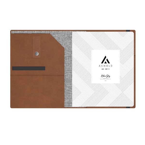 slide 6 of 7, 2025 Blue Sky Monthly Refillable Planning Calendar, 7"" X 9"", Tan, January To December, 1 ct