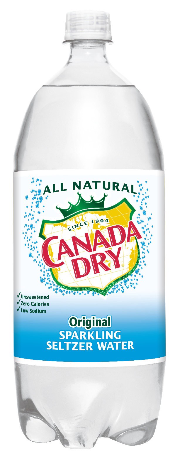 slide 1 of 2, Canada Dry Candad Dry Seltzer- 2 liter, 2 liter