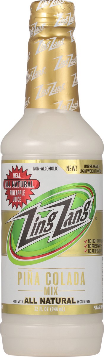 slide 4 of 9, Zing Zang Amazing Pina Colada Mix, Non-Alcoholic Cocktail Mixer, 32 Fl Oz Bottle, 32 fl oz
