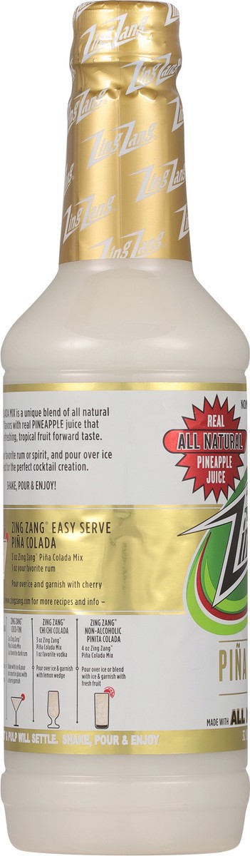 slide 2 of 9, Zing Zang Amazing Pina Colada Mix, Non-Alcoholic Cocktail Mixer, 32 Fl Oz Bottle, 32 fl oz