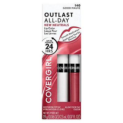 slide 1 of 1, Covergirl Outlast All Day Lip Color Good Mauve, 0.06 oz