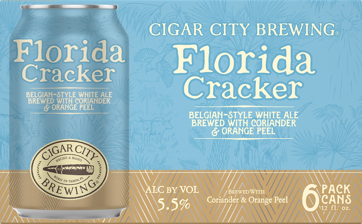 slide 4 of 7, Cigar City Frost Proof Belgian Style White Ale 6 Pack 12 oz can, 12 oz